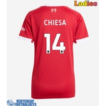 Liverpool Federico Chiesa #14 Replica Home Shirt Ladies 2025-26 Short Sleeve